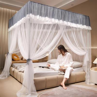 1.8m蚊帐家用2024新款卧室落地老式1米5单人床2023防尘顶三开门