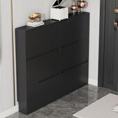 奶油风鞋 柜家用门口墙超薄量翻斗入户玄柜关一体见详情靠大容收纳