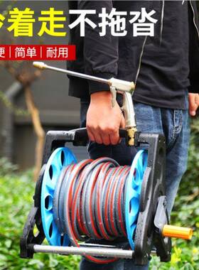 大号绕管车水水管车园OIO收艺管收纳车洗车水枪水管纳绕管器绕3架