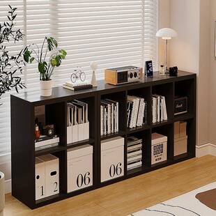 书架物落地置架书格子柜一体靠墙童家ICX用柜自由组合简易客儿厅g