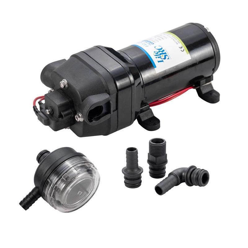 出口英文中性房车游艇水泵灌装隔膜泵高压自吸增压泵12V24DC