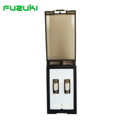富崎双DB9母孔MSDD20671FUZUKI/前置面板K-00020-0210000连接器
