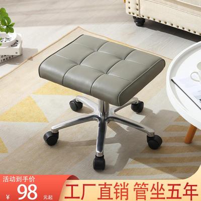 真皮搁脚凳子可调节升降放腿沙发凳家用办公室垫脚翘脚凳午休神器