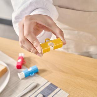日式 弹簧密封夹合适薄袋子6024 面包袋封口夹软袋子密封神器按压式