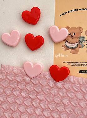 Hinn 可爱少女心~零食爱心封口夹迷你装饰diy照片夹学习资料夹子