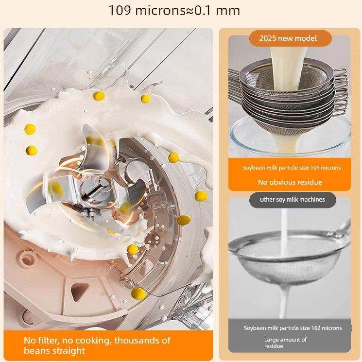 破壁机家用全自动静音新款2025年小型免煮无渣豆浆机榨汁机一体,厨房电器,破壁机,淘宝优惠券,粉丝福利购,淘宝优惠卷