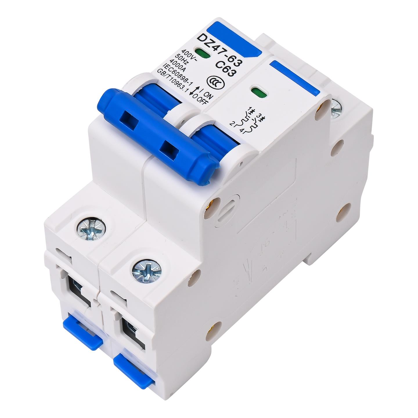 DZ47-63空气开 关1p家用空开 c45小型断路器2p3p4p总电闸16a32a63