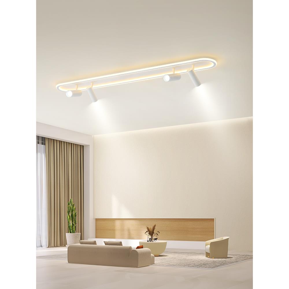 表面安装射灯商店商业长通道走廊灯客厅无主灯背景墙照明Led吸顶