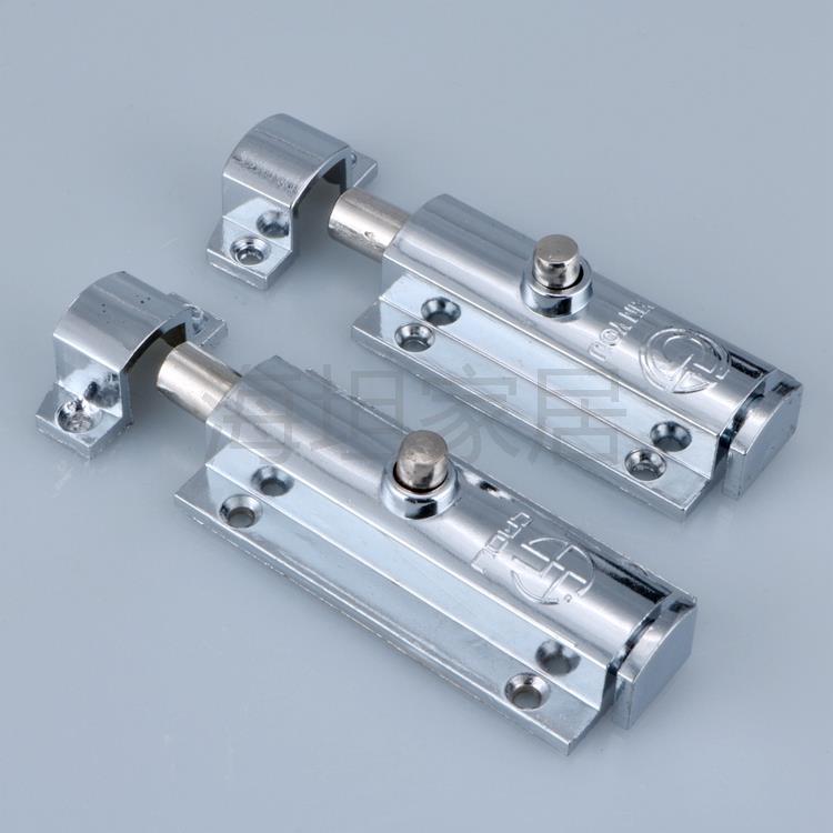 LS406 404 506不锈钢插销 门窗按钮窗锁插销 弹簧自动4寸明插销