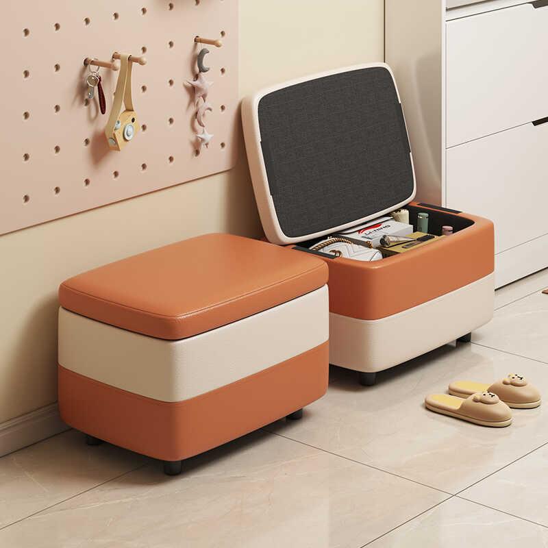 换鞋凳实木储物收纳凳成人可坐家用门口穿鞋凳试衣间小凳子沙发凳