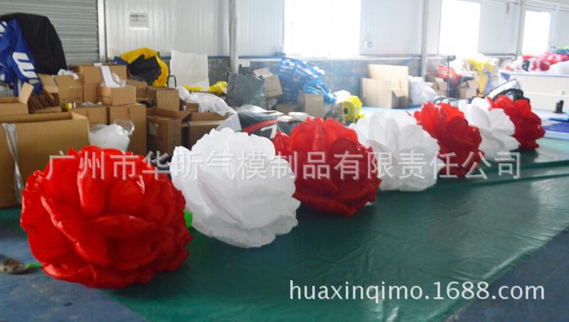 【厂家】充气花婚庆led灯光花链气模仿真花朵婚礼自动绽放