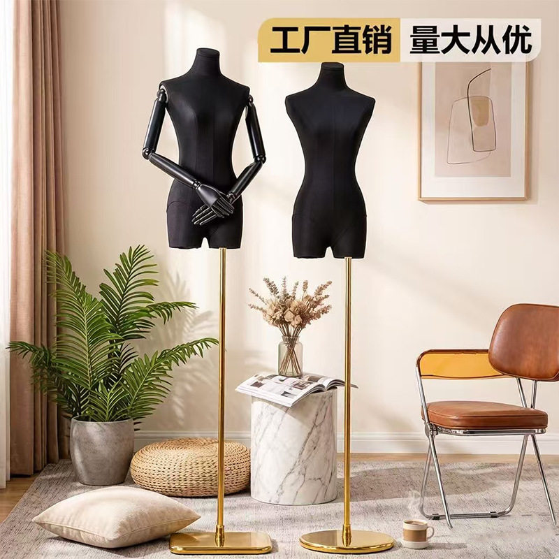 韩版小胸锁骨模特道具女装半全身人体服装店橱窗模特架子展示架台