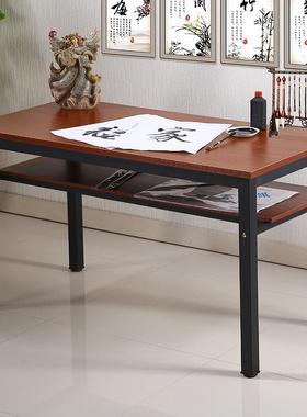 创梦22L2801书法桌家用绘画桌写毛笔字书法专用桌双层电脑桌书桌
