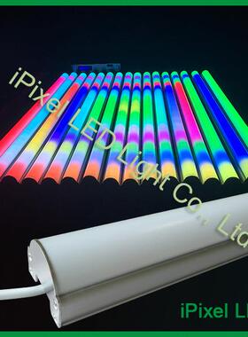 LED全彩护栏管1000*50*40mm铝外壳户外防水挂树装饰RGB变色硬灯管