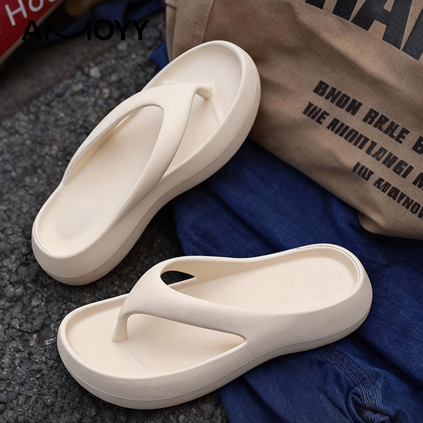 amoyy人字拖女夏季外穿2025新款