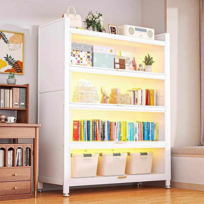 家用书架带门书柜客厅储物柜落地收纳柜防尘展示柜铁艺置物架子,电子元器件市场,其它元器件,淘宝优惠券,粉丝福利购,淘宝优惠卷