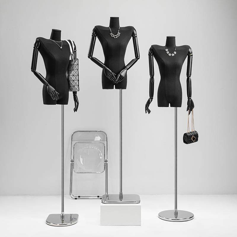 韩版女装模特展示架全身黑色挂件耸肩宽肩翘肩平肩服装店人台道具