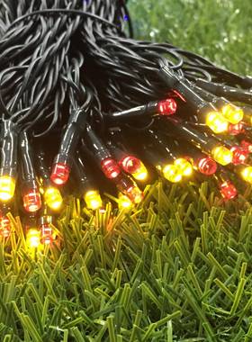 彩灯200LED太阳能圣诞节日婚庆防水8种闪烁模式LED彩灯