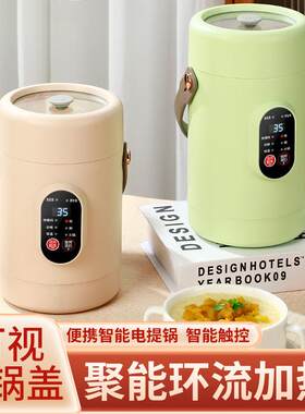 便携智能小型炖汤锅婴儿辅食宝宝1-2人煲汤自动手提电炖杯煮粥杯