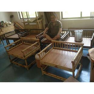 拜慕博原竹餐椅竹椅农家乐户外庄园用椅竹餐椅椅盟盟