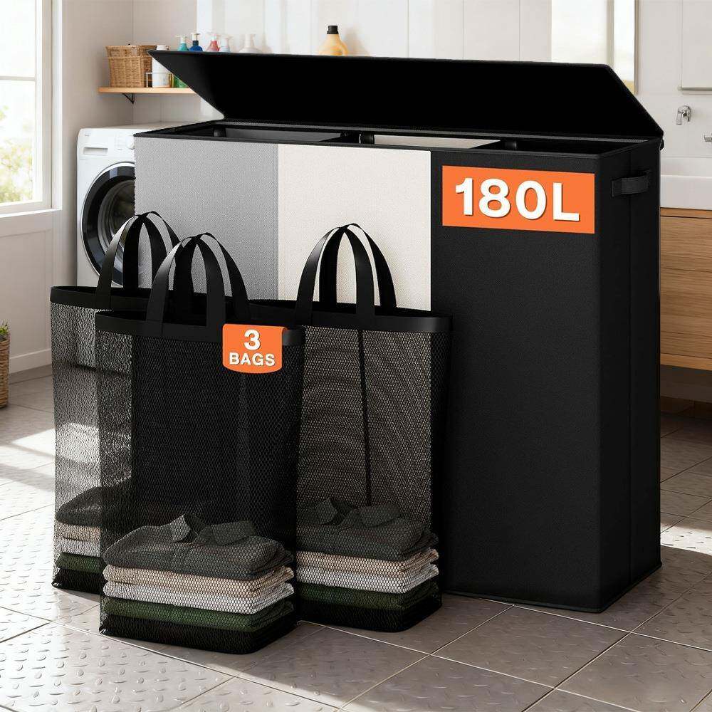 脏衣篓大号脏衣收纳筐家用折叠洗衣篮收纳分类收纳带盖超大容量