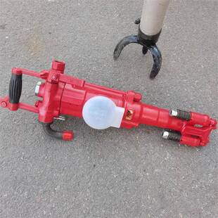 正反转手持岩石巷道凿孔风钻机钻凿锚杆孔7665MZ双级气腿式凿岩机
