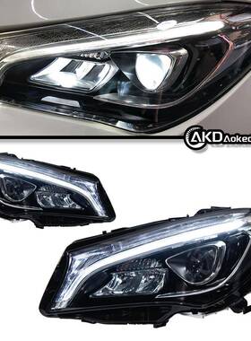 适用于14-20年奔驰W117前照灯CLA220CLA45CLA260LED信号灯配件