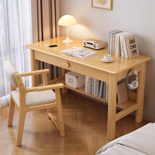 实木小户型书桌长60/70CM卧室床边写字台简易单人家用办公电脑桌