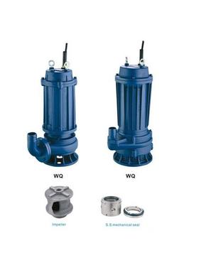 WQ系列污水泵潜水泵处理废水割片切片叶轮多级泵