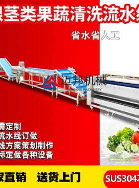 冻干蔬菜清洗切割漂烫冷却设备