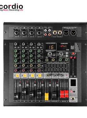 GAX-EX4工厂供应专业4通道带功放调音台演出舞台户外调音台