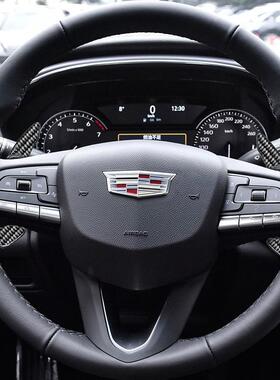 适用凯迪拉克CT4CT5CT6XT4XT5XT6XTS碳纤维方向盘换挡拨片