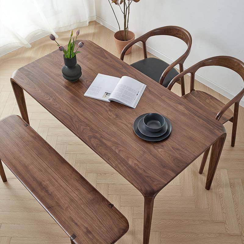 北美黑胡桃木餐桌长方形轻奢简约现代家用全实木饭桌原木书桌家具,机械设备,其他机械设备,淘宝优惠券,粉丝福利购,淘宝优惠卷