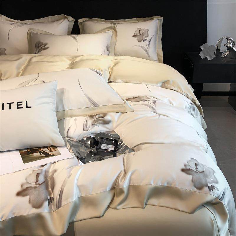 夏季60支莱赛尔天丝四件套数码印花冰丝床单被套真丝滑裸睡4件套,纺织面料/辅料/配套,纺织机械配件,淘宝优惠券,粉丝福利购,淘宝优惠卷