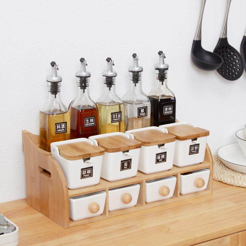 厨房调料盒油瓶组合套装创意家用油壶陶瓷调味罐盐罐调料瓶套十三,智能设备,其他智能设备,淘宝优惠券,粉丝福利购,淘宝优惠卷