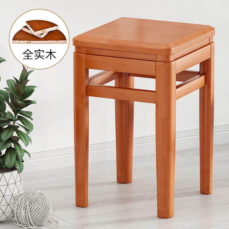 家用实木凳子大方凳高凳圆凳子储存凳子叠放凳子艺术凳餐凳吃饭凳