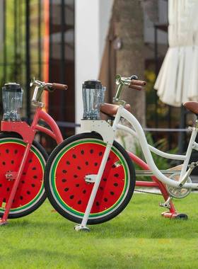 EXI榨汁机自行车平衡搅拌机冰沙橙汁搅拌机榨汁机成人踏板自行车