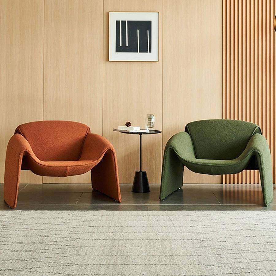 网红创意轻奢休闲椅设计师懒人客厅阳台螃蟹椅现代简约单人沙发椅