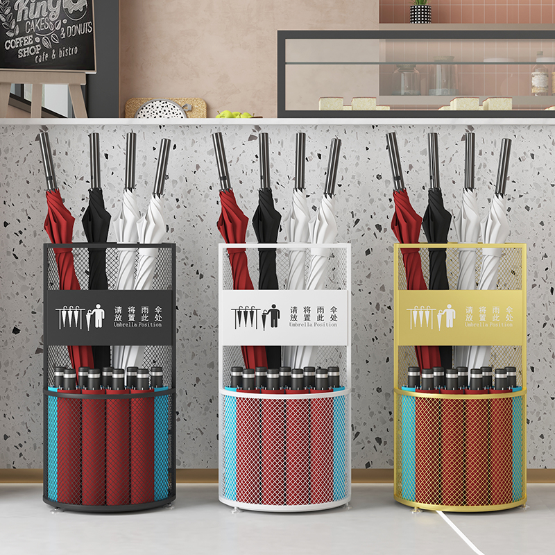 雨伞架家用收纳架LOGO定制放伞筒商用门口放伞架子学校公司收纳架