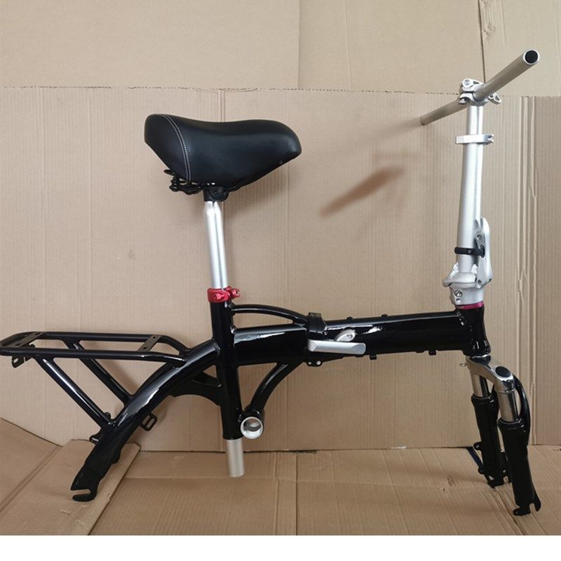 14寸折叠电动车铝合金车架代驾锂电车单车自行车改装小巧架子配件