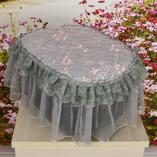 新款欧式电饭锅防尘罩蕾丝绣花高档布艺多用盖巾圆形电饭煲盖包邮