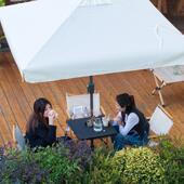 985可降户外桌遮阳伞摆摊小桌式 椅户外升用便携伞耐用折叠悬挂d^