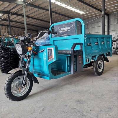 电动三三轮车拉货双灯1米5动电车载重王加车架大功率农用三轮车重