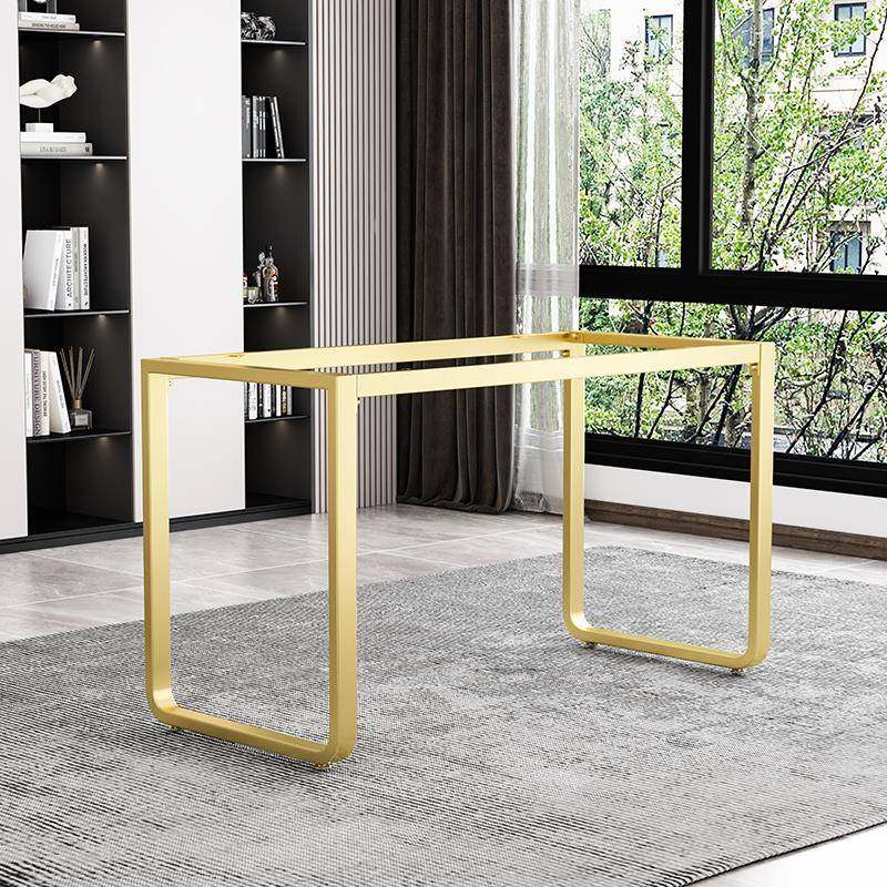 可定制铁艺圆弧形岩板桌架桌腿支架书桌吧台搭边脚餐台脚支撑底