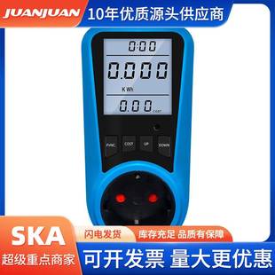 数字式 电流表交流电能表时间瓦特电能功率计AC230V50Hz计费器