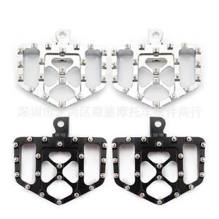 适用哈雷XL8831200X48软尾滑翔改装配件脚踏板脚蹬前置后置脚踏