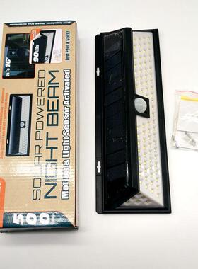 90led新款太阳能路灯户外庭院墙壁灯人体感应灯户外防雨