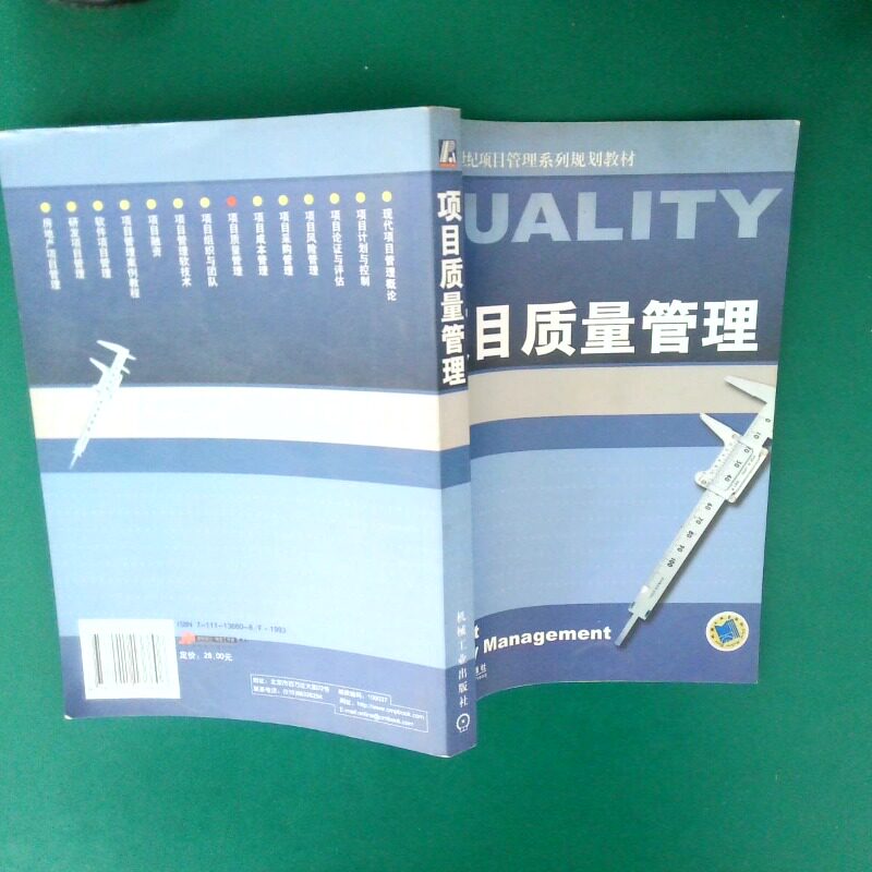 正版二手实拍项目质量管理王祖和9787111136606机械工业出版社