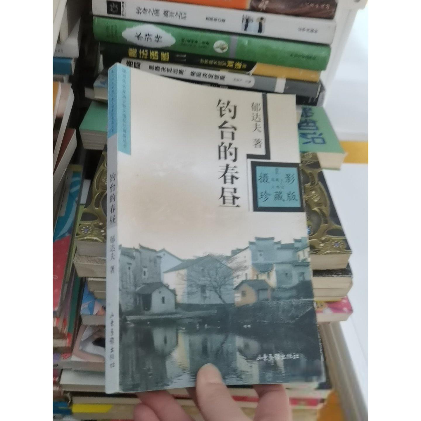 正版二手实拍钓台的春昼郁达夫  著；王仁定  摄影9787806036518山东画报出版社图片