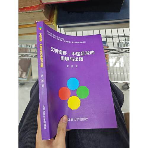 正版二手实拍文明视野：中国足球的困境与出路龚波  著9787564416287北京体育大学出版社